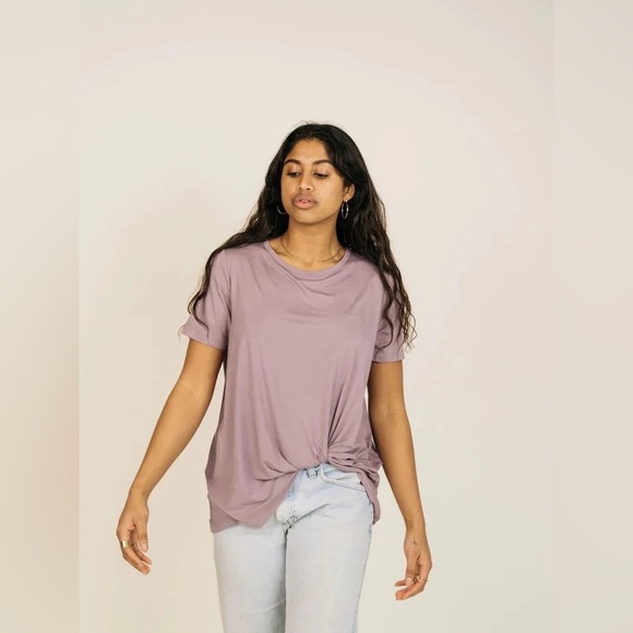 NWOT Jackson Rowe Women’s “Knotty” Tee - Picture 1 of 10